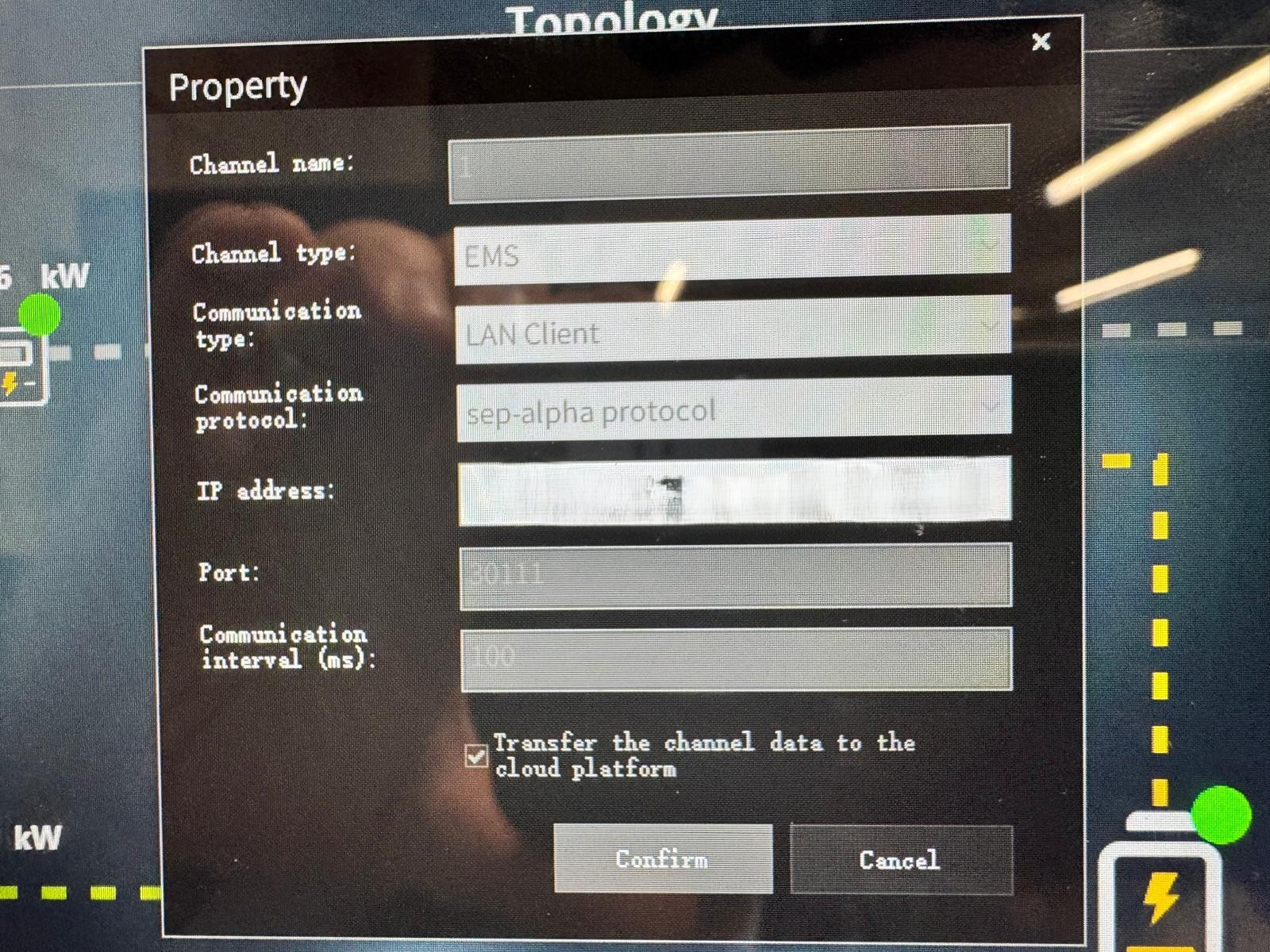 Configuration IP AlphaESS